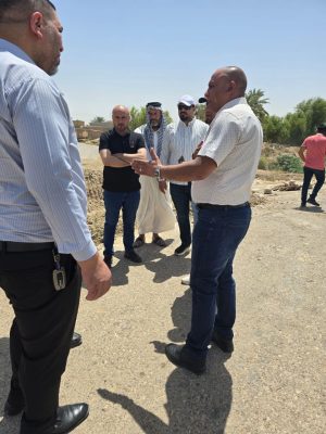 ضمن برنامج المتابعة الميدانية: لجنة وزارية من وزارة التخطيط تزور أحد المشاريع الاستثمارية في واسط