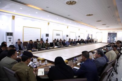 محافظ واسط يترأس اجتماع اللجنة الفرعية لمكافحة التطرف العنيف لمتابعة أمن الانتخابات