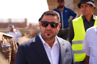 محافظ واسط يتفقد مشروع وحدة معالجة مياه الصرف الصحي للجانب الأيمن في الكوت