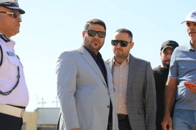 محافظ واسط الأستاذ هادي مجيد كزار الهماشي يتابع ميدانياً سير أعمال مشروع تطوير حي الجوادين (شارع النفط)، مؤكداً ضرورة الإسراع بإكمال العمل وفق المواصفات الفنية المطوبة..