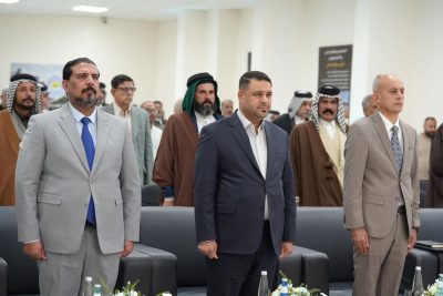 محافظ واسط يشارك في مؤتمر الإعلان عن انطلاق نظام التقسيط لشراء أراضي مشروع المطوّر العقاري