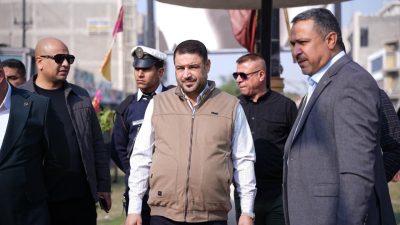 الهماشي يتابع ميدانيًا أعمال إكساء شارع الهورة في الكوت