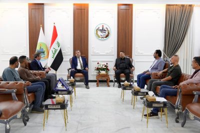 محافظ واسط يستقبل وفداً من قصر الثقافة والفنون في المحافظة