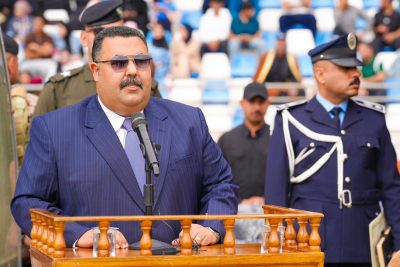 محافظ واسط يحضر حفل تخرج دفعة جديدة من أبطال عقود الشرطة