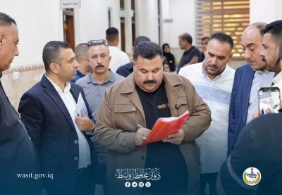 محافظ واسط: نؤكد أهمية متابعة العمل وتعزيز الإدارة بشفافية ونزاهة