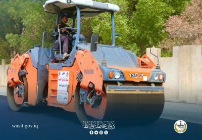 بتوجيه محافظ واسط.. المباشرة بإكساء شارع الرقابة المالية في الكوت