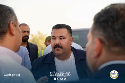 محافظ واسط يوجه بتسريع العمل في جسر برينيج